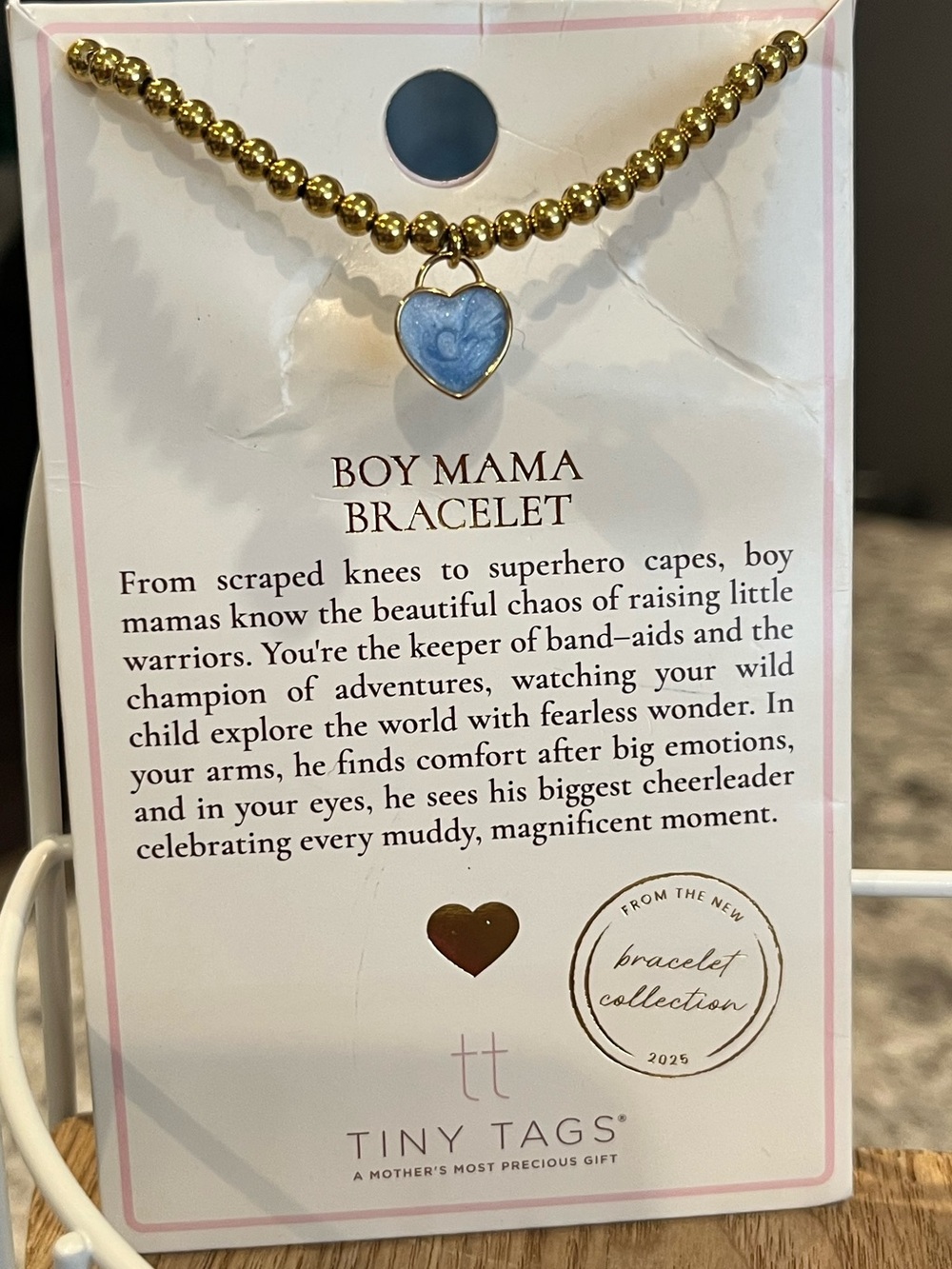 Tiny Tags Boy Mama Bracelet New